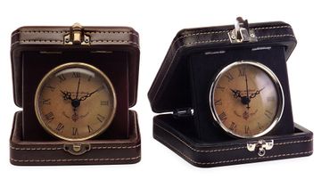 Vintage Travel Clocks (Set of 2) - IMAX - 6213-2