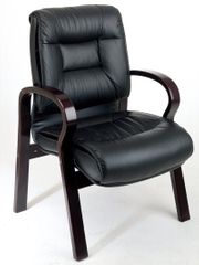 Visitor Chair - Office Star - 8505 - Executive Leather Medium-Back