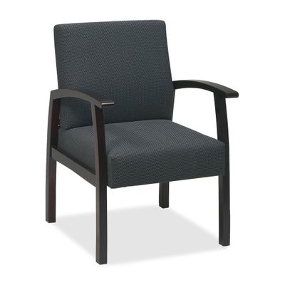Visitor Chairs - Mahogany/Charcoal - LLR68551