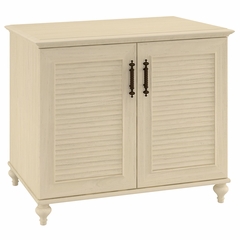 Volcano Dusk 34" 2 Door Storage Cabinet in Driftwood Dreams - Kathy Ireland
