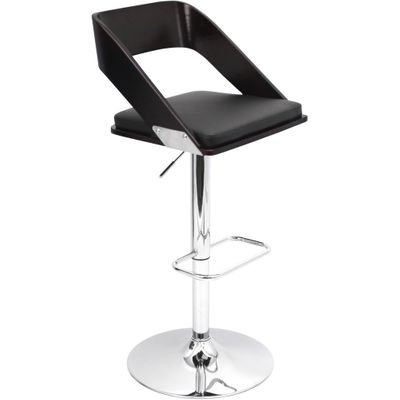 Vuno Wenge Black Barstool - Lumisource