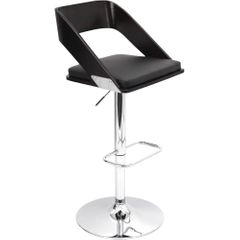 Vuno Wenge Black Barstool - Lumisource