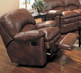 Walter Leather Rocker Recliner - 600333