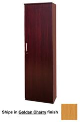 Wardrobe Cabinet with Right Hinge in Golden Cherry - Mayline Office Furniture - VWRDRGCH