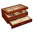 Watch Box in Burlwood Oak - Peyton - Jewelry Boxes by Mele - 0068111
