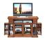 Waverly Media Console in Premium Pecan - Classic Flame - TC60-053-C239
