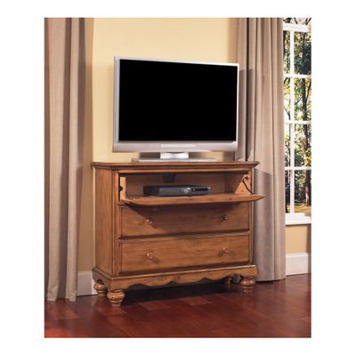 Weathered Pine Hamptons TV Chest - Hillsdale
