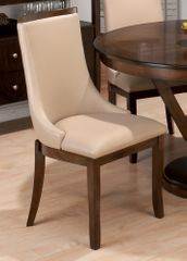 Webber Walnut Upholstered Side Chair - Set of 2 - 417-679KD