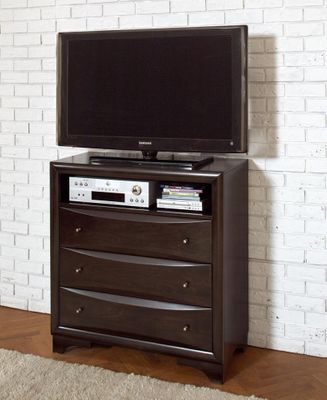 Webster Media Chest in Brown Maple - 202496