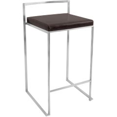 Wenge Fuji Counter Stool - Lumisource