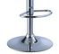 White and Chrome Thin Seat Adjustable Height Bar Stool (Set of 2) - Powell Furniture - 211-890-SET