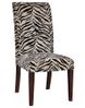 White and Onyx Tiger Striped "Slip Over" (Fits 741-440 Chair) - Powell Furniture - 741-228Z