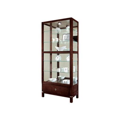 Williamson Curio Cabinet in Espresso - Howard Miller
