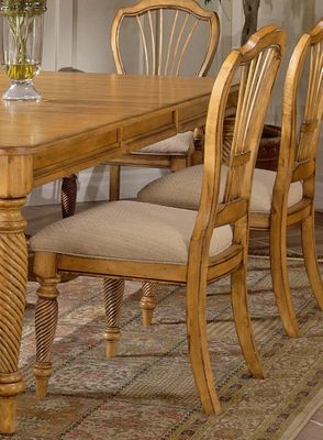 Wilshire Side Chair in Antique Pine (Set of 2) - Hillsdale Furniture - 4507-802