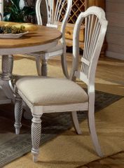 Wilshire Side Chair in Antique White (Set of 2) - Hillsdale Furniture - 4508-802