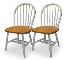 Windsor Beechwood Chairs - Set of 2 - Winsome Trading - XX999