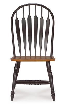 Windsor Steambent Arrowback Chair in Black / Cherry - 1C57-1206