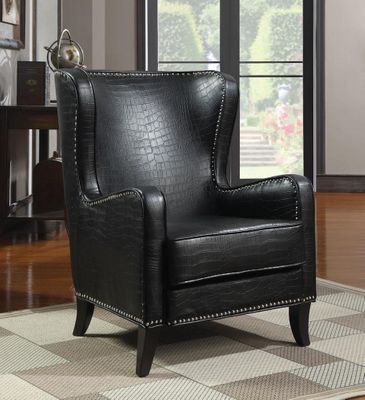 Wing Accent Chair with Nailhead Trim - 900162
