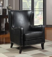 Wing Accent Chair with Nailhead Trim - 900162