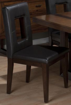 Winnifred Oak Faux Leather Side Chair - Set of 2 - 969-100KD