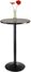 Winsome 39.76" Black Round Pub Table w/ Black Leg & Base