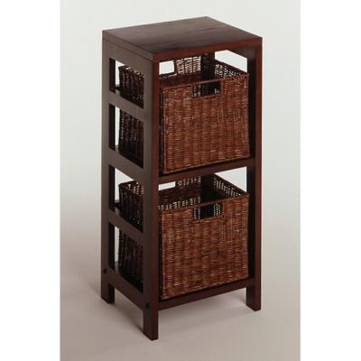 Winsome Leo 3 Piece Storage Shelf - Winsome Trading - 92525
