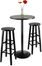 Winsome Obsidian 3-Pc Pub Table with 29" Stools