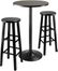 Winsome Obsidian 3-Pc Pub Table with 29" Stools