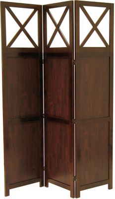 Winsome Wood Bergen Three-Panel Room Screen