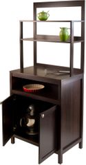Winsome Wood Jamie Cabinet 2-Door with Hutch