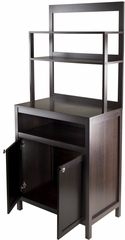 Winsome Wood Jamie Cabinet 2-Door with Hutch