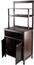 Winsome Wood Jamie Cabinet 2-Door with Hutch