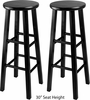 Winsome Wood Set of 2 Square Leg Stools