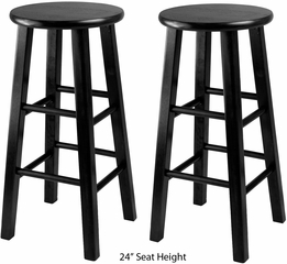 Winsome Wood Set of 2 Square Leg Stools