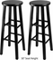 Winsome Wood Set of 2 Square Leg Stools