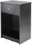 Winsome Wood Squamish Accent Table with One Drawer, Black Finish