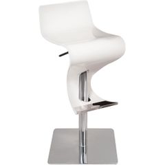 Wood Viva Bar Stool White - Lumisource