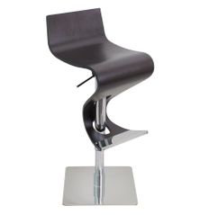 Wood Viva Stool in Dark Brown - Lumisource - BS-VIVA-WD-WNG
