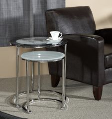 World Map Printing Set of 2 Nesting Tables - Powell Furniture - 942-266