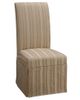 Woven Taupe with Copper, Gold and White Stripes Skirted "Slip Over" (Fits 741-440 Chair) - Powell Furniture - 741-231Z