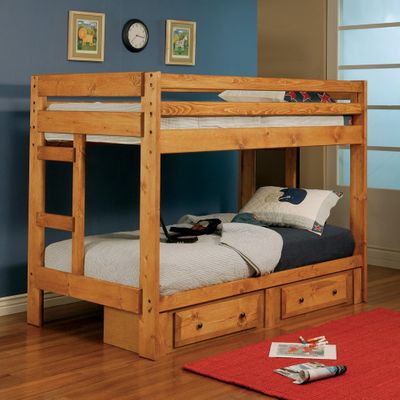 Wrangle Hill Twin Over Twin Bunk Bed - 460243