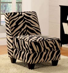 Zebra Fabric Chair - Makala - 10070