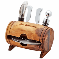 4 Piece Wine Tool Barrel