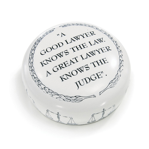 A Good Lawyer Knows The Law Desktop Paperweight - Executive Gift Shoppe