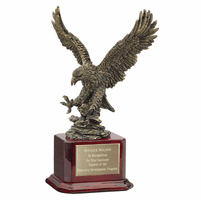 American Eagle Mahogany Based Trophy - Discontinued