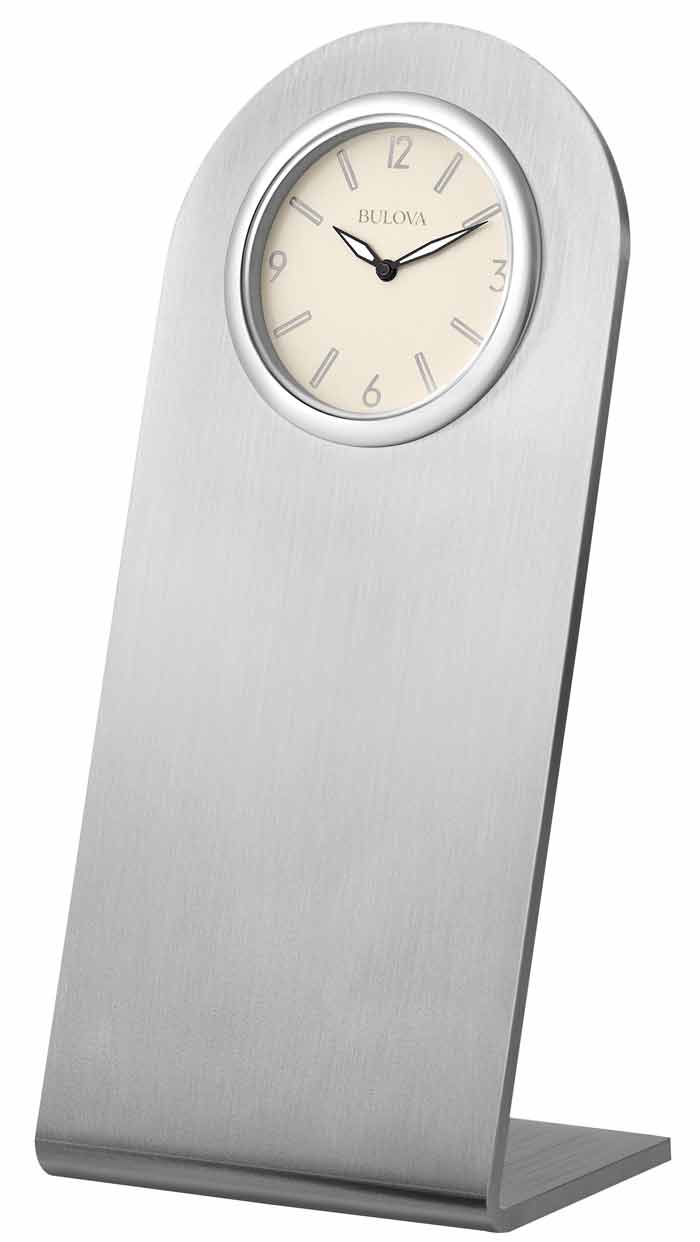 Archdale Contemporary Desktop Clock By Bulova Executive Gift Shoppe