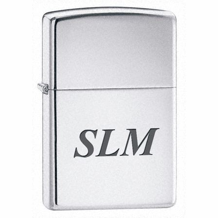 Armor High Polish Chrome Zippo Lighter - Free Engraving - ID# 167