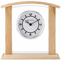 Athena Desktop Clock By Bulova - Discontinued