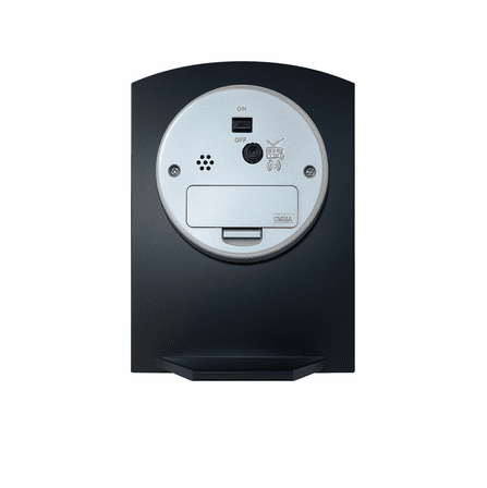 Black Glass Personalized Dome Desk Clock