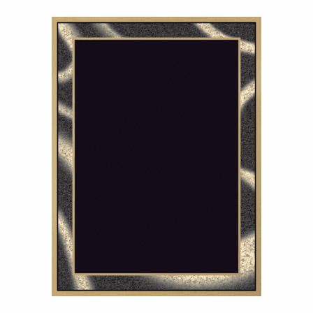 Black Piano Finish Personalized Plaque With Artist Plate - Discontinued